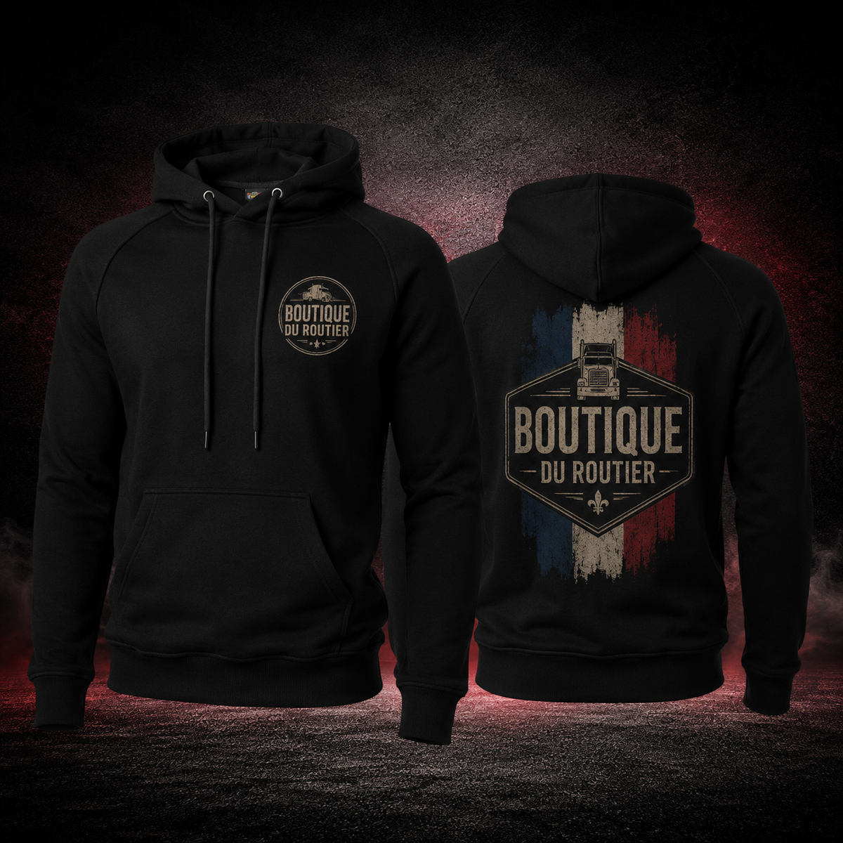 BoutiqueduRoutier™ | Hoodie Road Culture