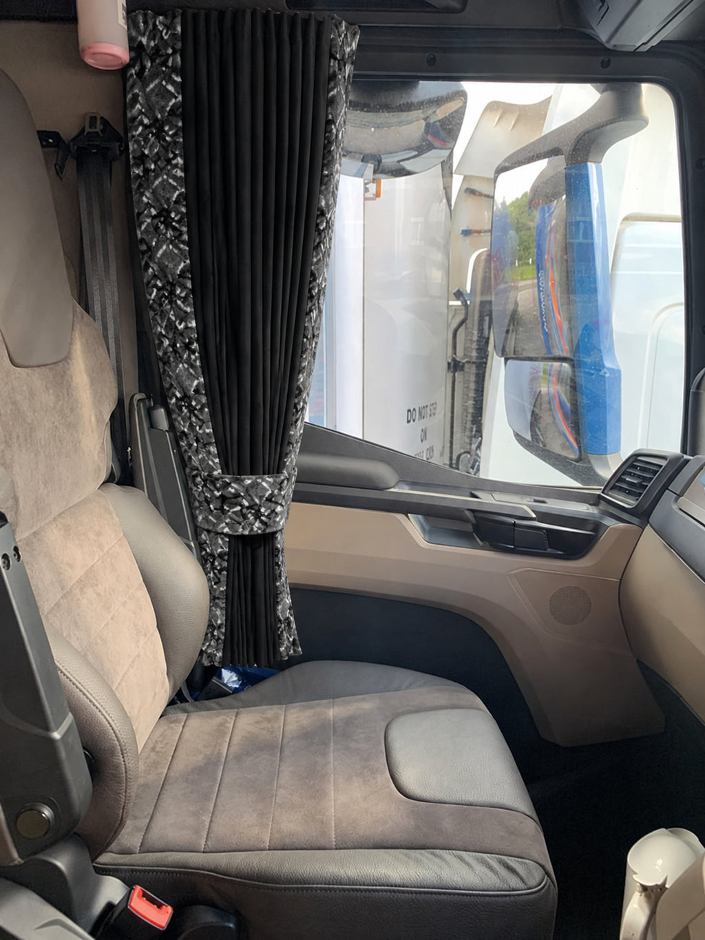 BoutiqueduRoutier™ | Truck Curtains Set Danish Plush Grey