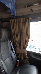 BoutiqueduRoutier™ | Truck Curtains Set Brown