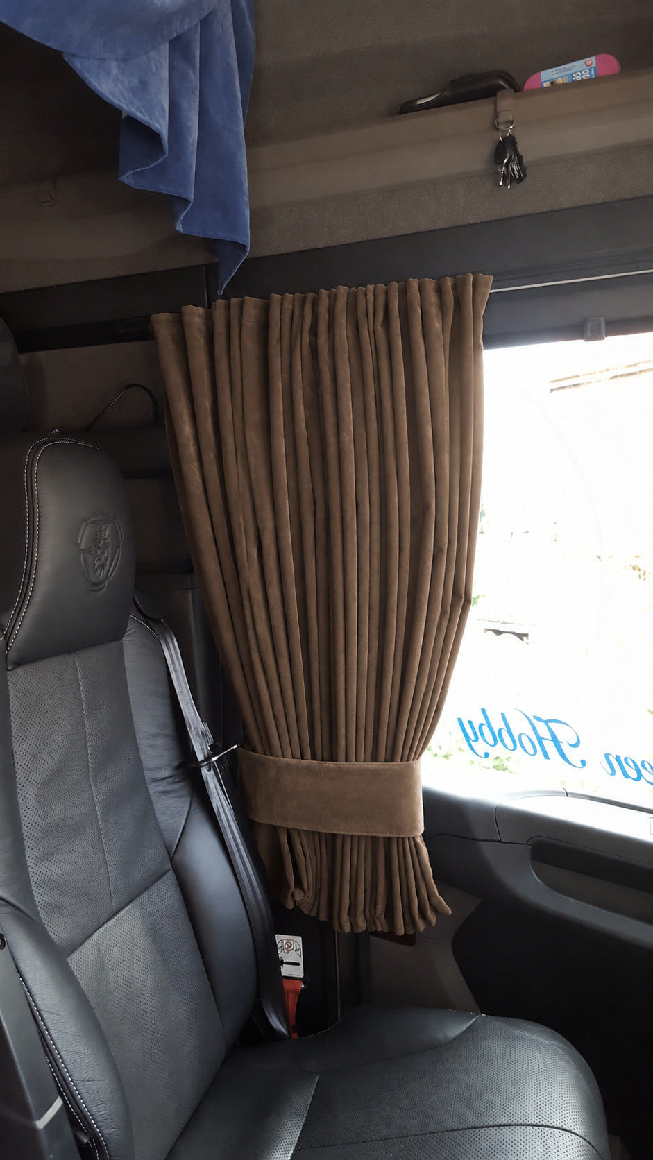 BoutiqueduRoutier™ | Truck Curtain Brown