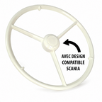 BoutiqueduRoutier™ | 3-Spoke Steering Wheel Scania R/NextGen – White Vabis Logo