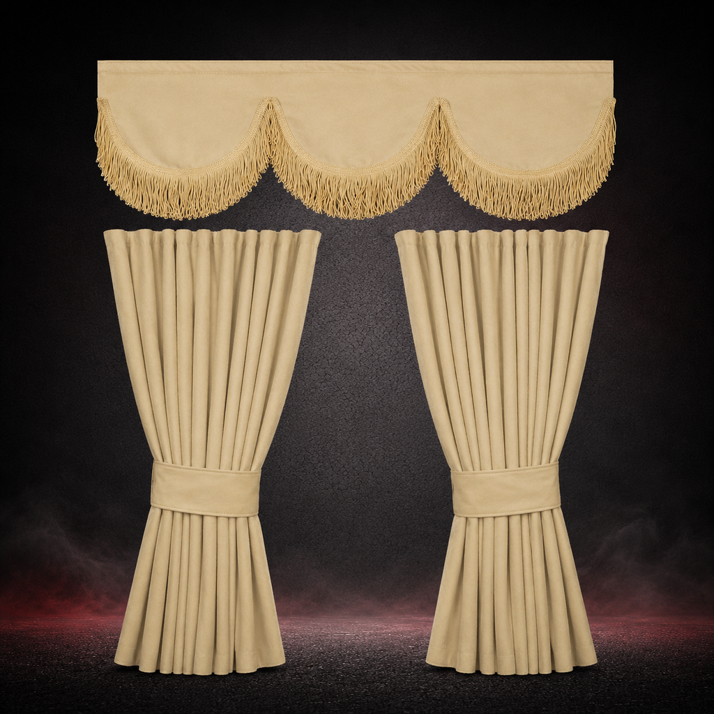 BoutiqueduRoutier™ | Truck Curtains Set Beige