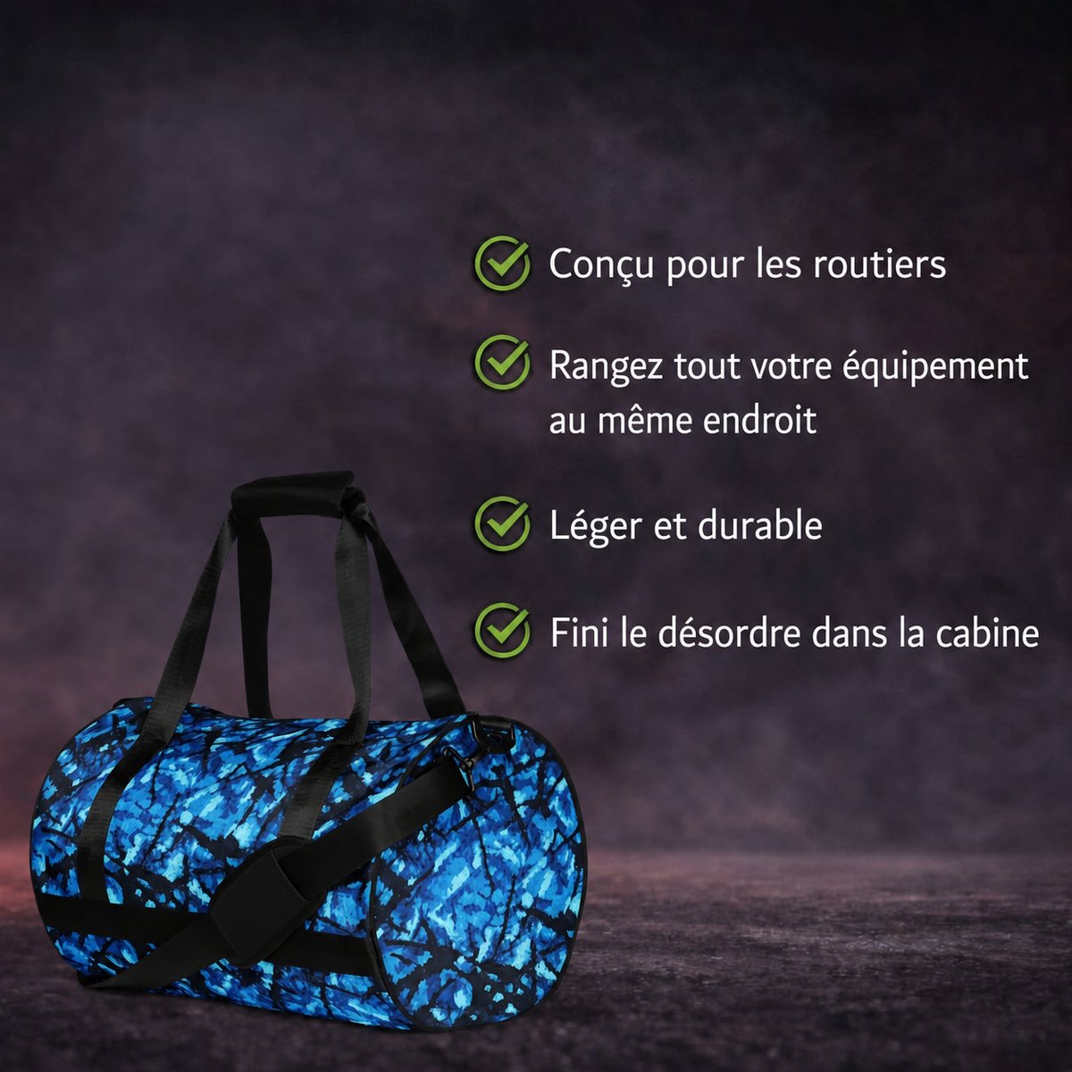 BoutiqueduRoutier™ | Travel Bag Danish Plush Blue