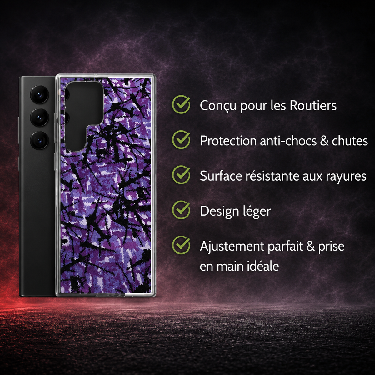 BoutiqueduRoutier™ | Samsung Case Danish Plush Purple