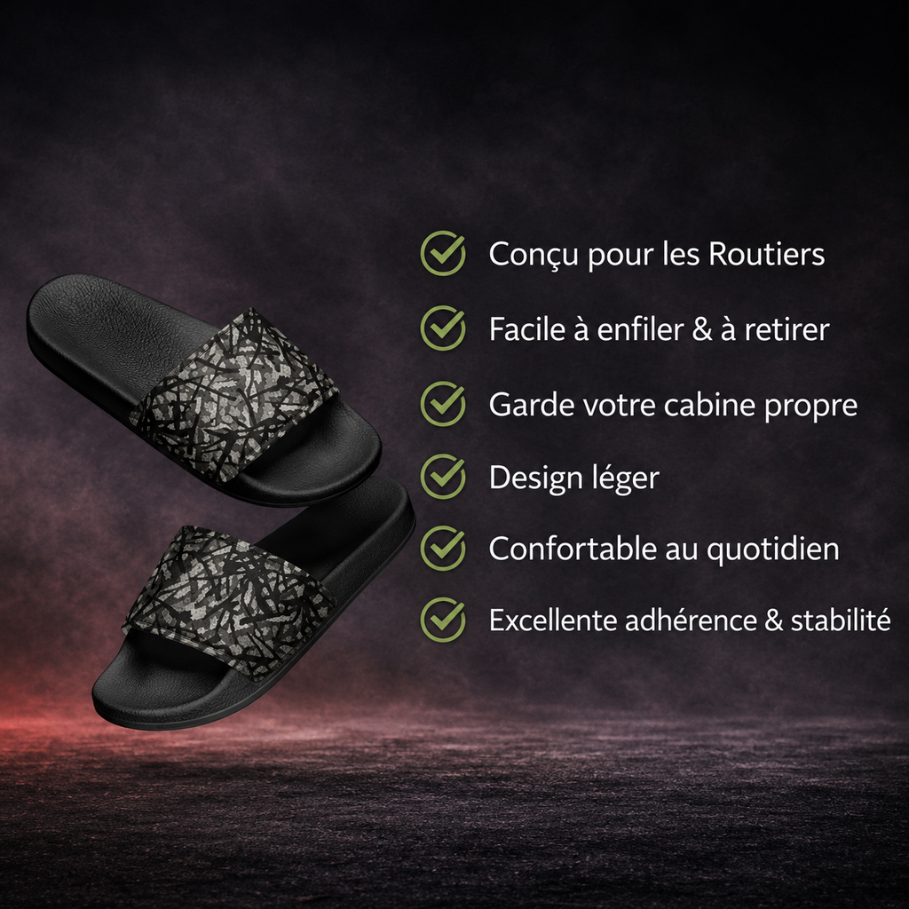 BoutiqueduRoutier™ | Slippers Danish Plush Grey