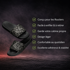 BoutiqueduRoutier™ | Slippers Danish Plush Grey