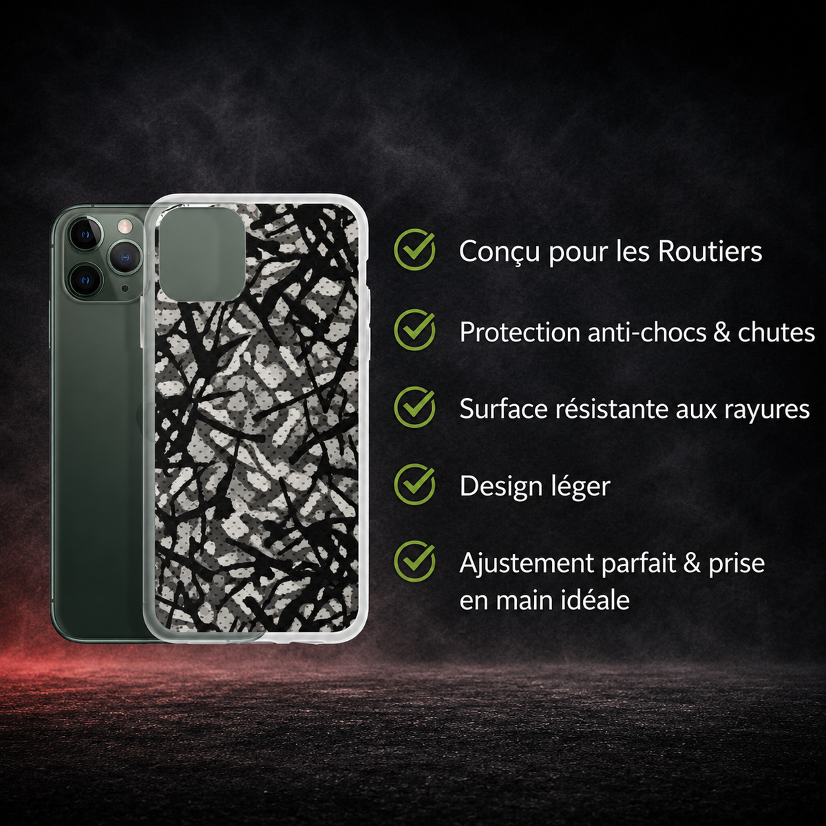 BoutiqueduRoutier™ | iPhone Case Danish Plush Grey