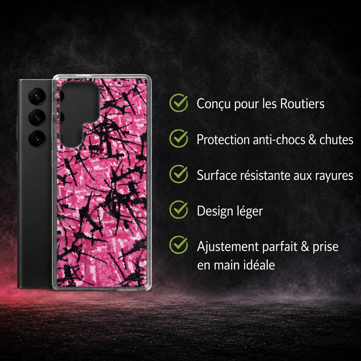 BoutiqueduRoutier™ | Samsung Case Danish Plush Pink
