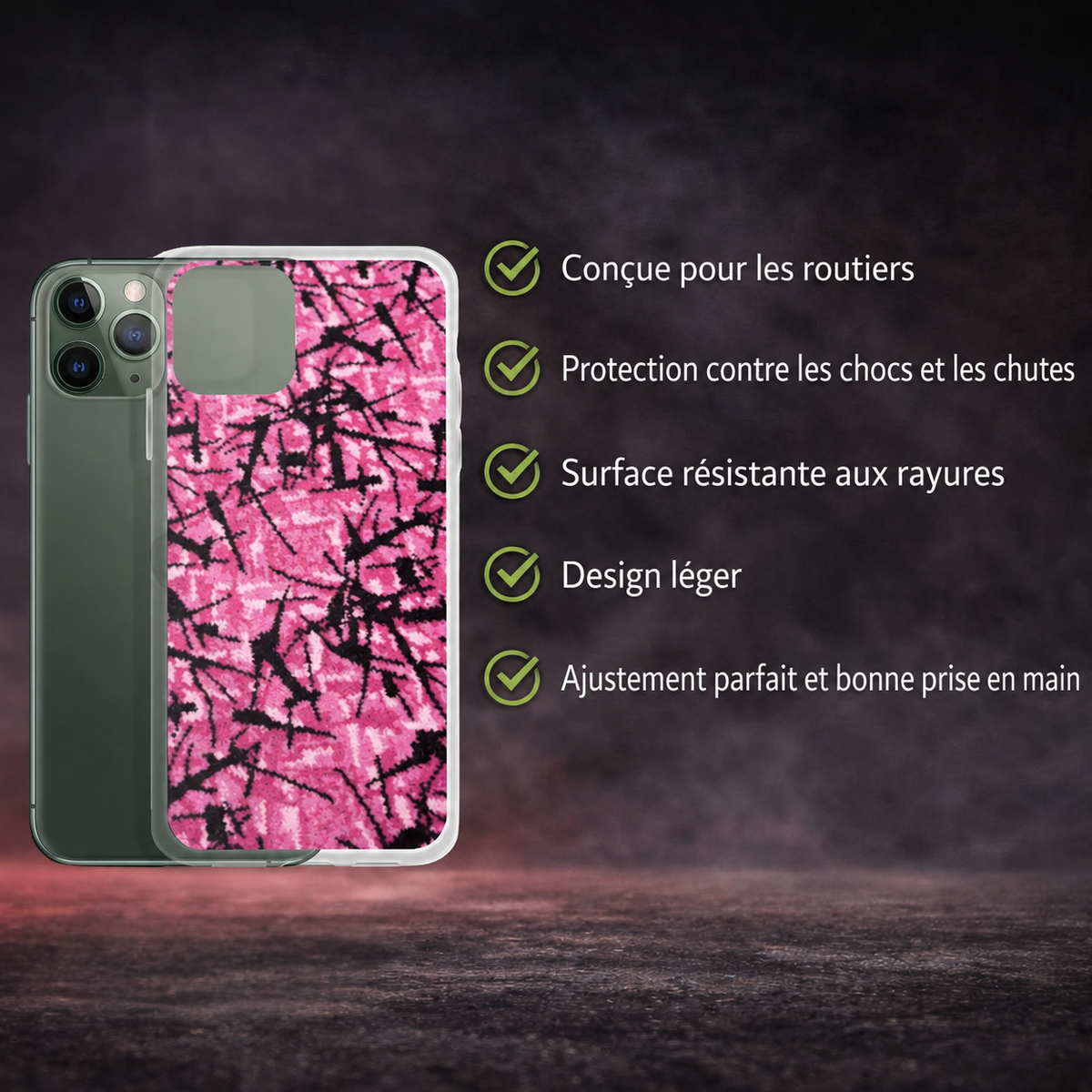 BoutiqueduRoutier™ | iPhone Case Danish Plush Pink