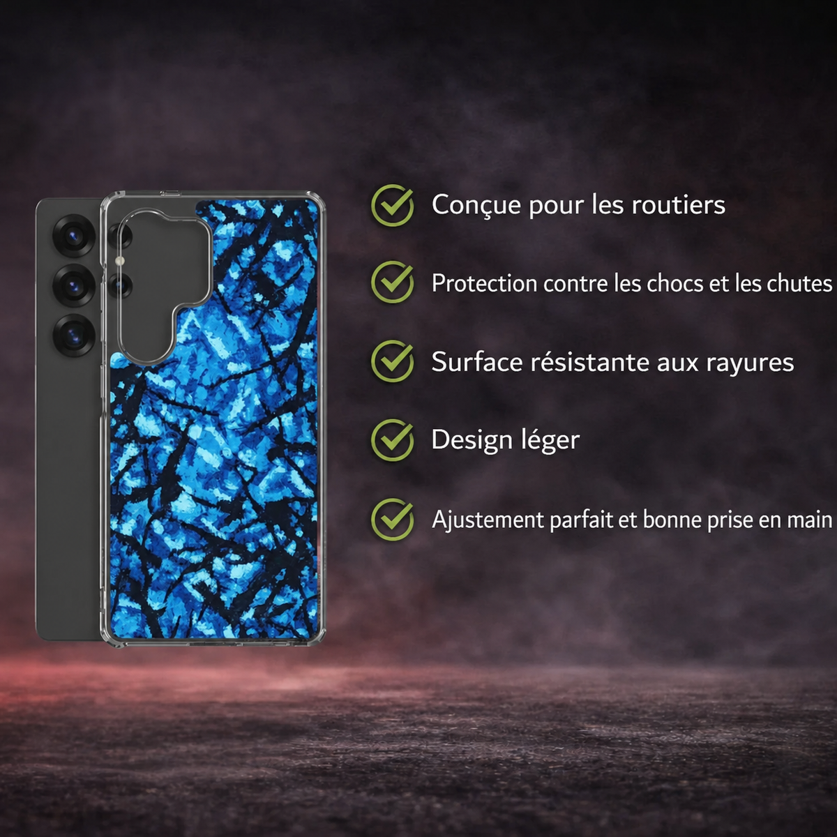 BoutiqueduRoutier™ | Samsung Case Danish Plush Blue