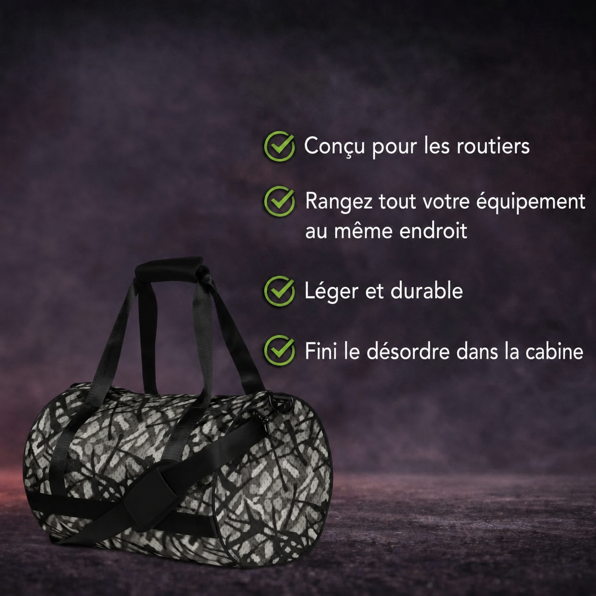 BoutiqueduRoutier™ | Travel Bag Danish Plush Grey
