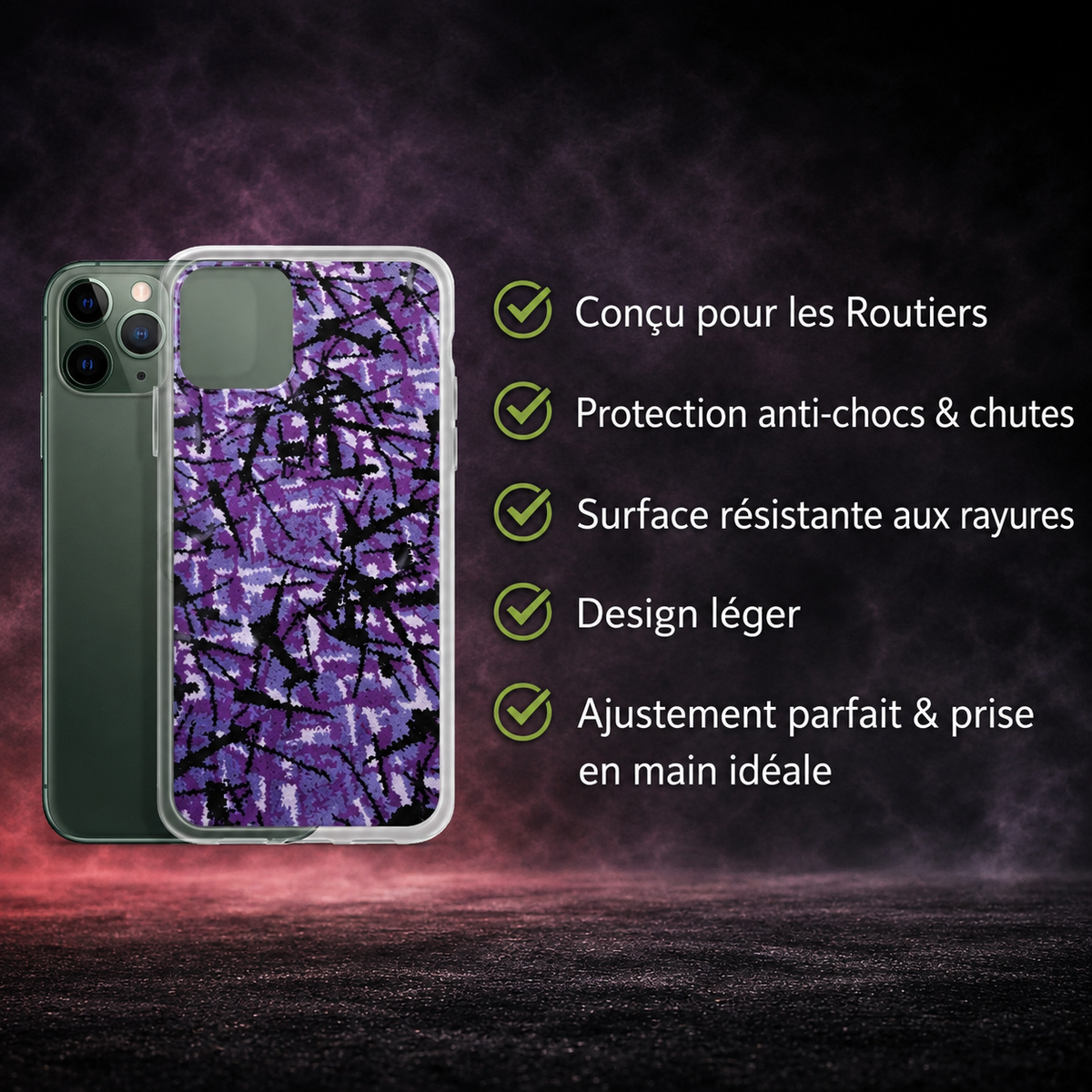 BoutiqueduRoutier™ | iPhone Case Danish Plush Purple
