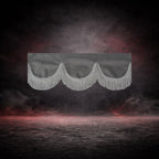BoutiqueduRoutier™ | Truck Front Window Curtain Suede Look Grey