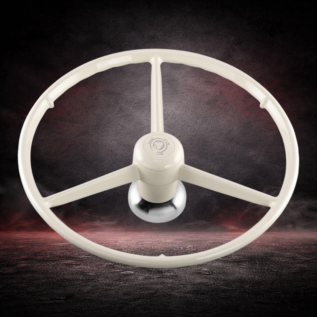 BoutiqueduRoutier™ | 3-Spoke Steering Wheel Scania R/NextGen – White Vabis Logo