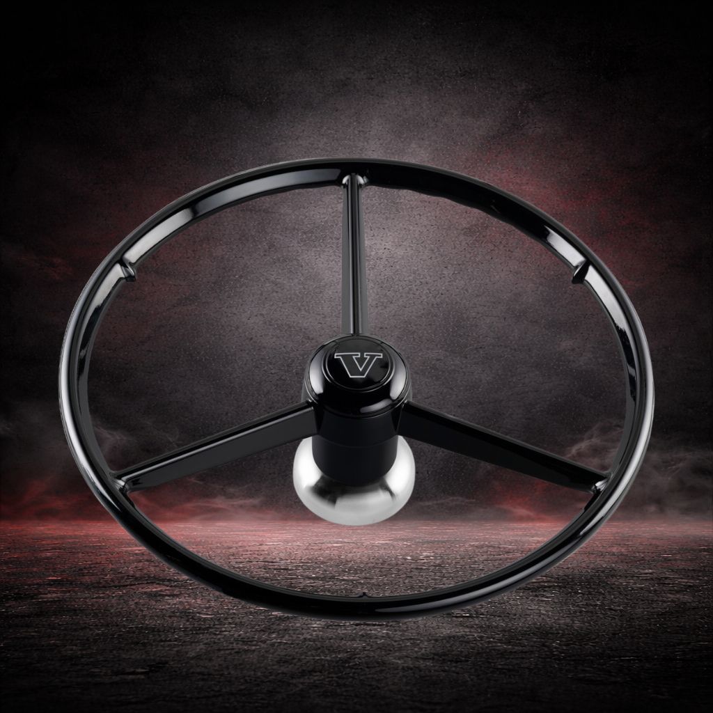 BoutiqueduRoutier™ | 3-Spoke Steering Wheel Volvo FH4 & FH4B – Black