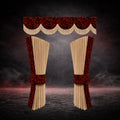 BoutiqueduRoutier™ | Truck Curtains Set Danish Plush Red – Beige