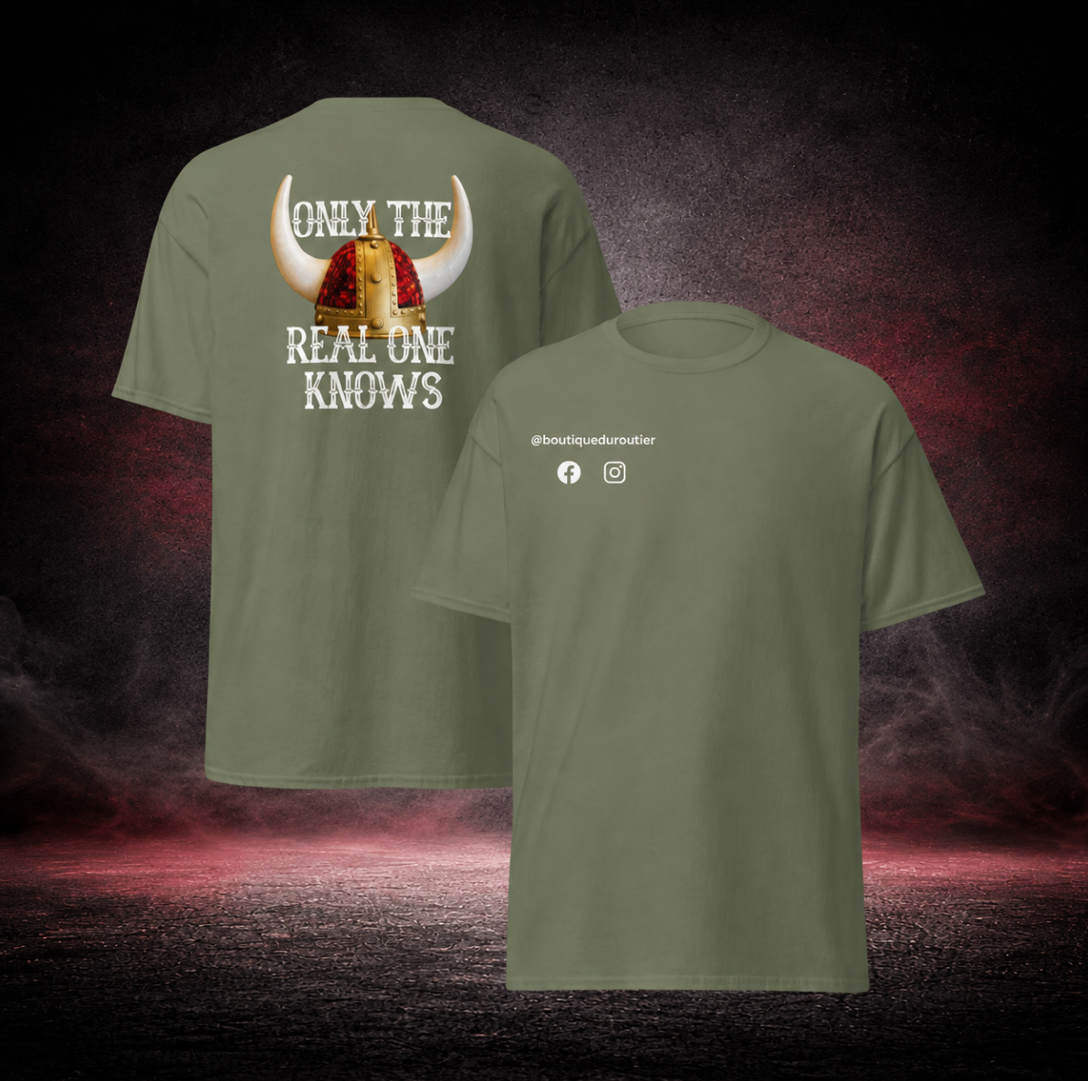 BoutiqueduRoutier™ | Road Warrior Tee — Helmet Red