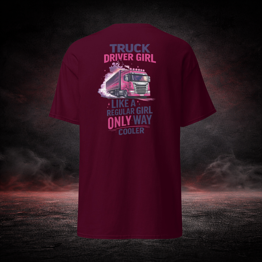 BoutiqueduRoutier™ | Women's T-Shirt – Truck Driver Girl