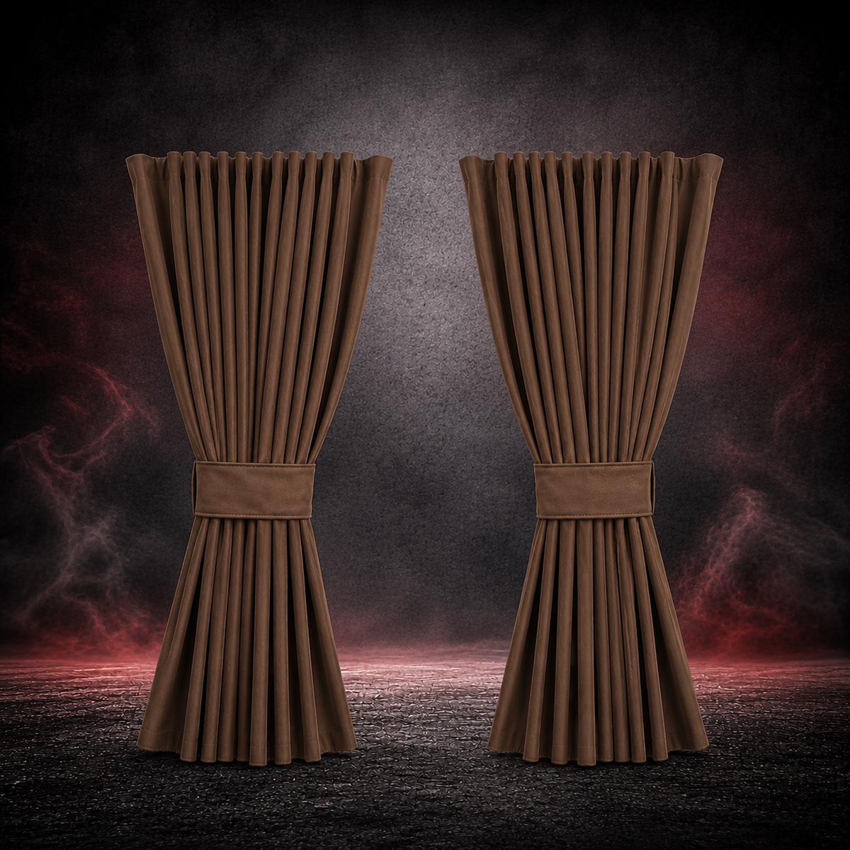 BoutiqueduRoutier™ | Truck Curtains Set Brown