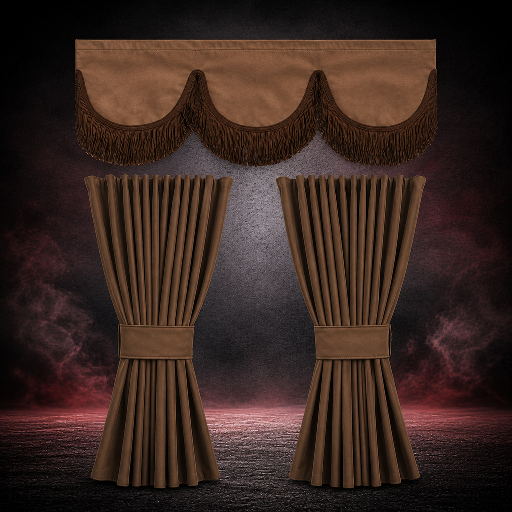 BoutiqueduRoutier™ | Truck Curtains Set Brown