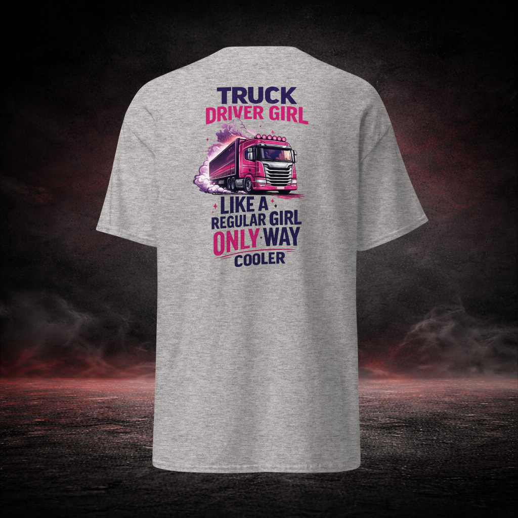 BoutiqueduRoutier™ | Women's T-Shirt – Truck Driver Girl