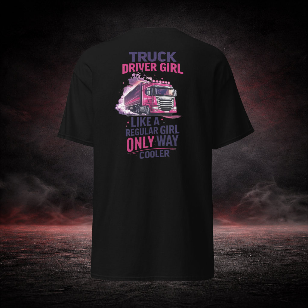BoutiqueduRoutier™ | Women's T-Shirt – Truck Driver Girl