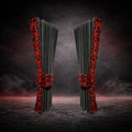 BoutiqueduRoutier™ | Truck Curtain Danish Plush Red