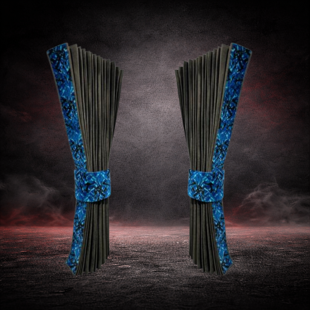 BoutiqueduRoutier™ | Truck Curtain Danish Plush Blue