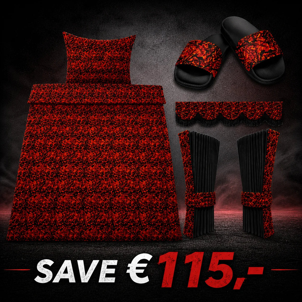 BoutiqueduRoutier™ | Complete Cab Bundle Danish Plush Red