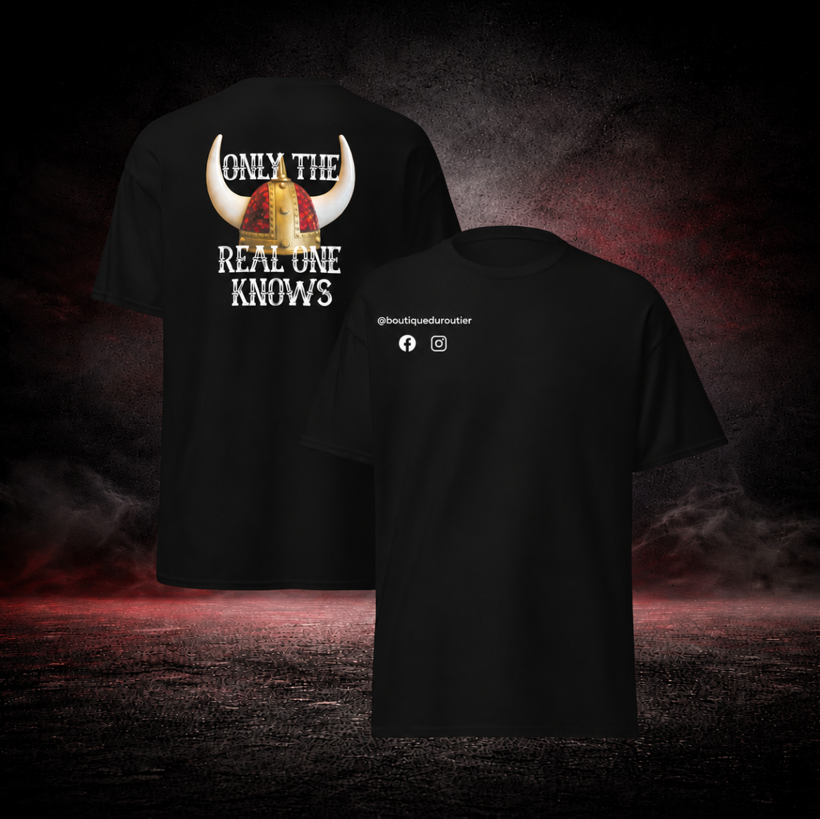 BoutiqueduRoutier™ | Road Warrior Tee — Helmet Red
